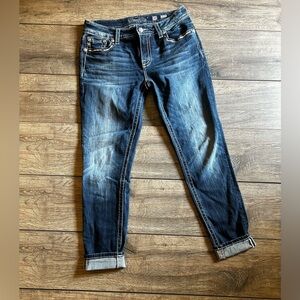 Miss Me ankle skinny jeans